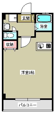 コーポ産興桜台Ⅱ 205号室 間取り