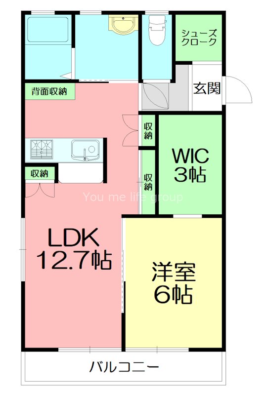 こゆるぎR/T 301号室 間取り