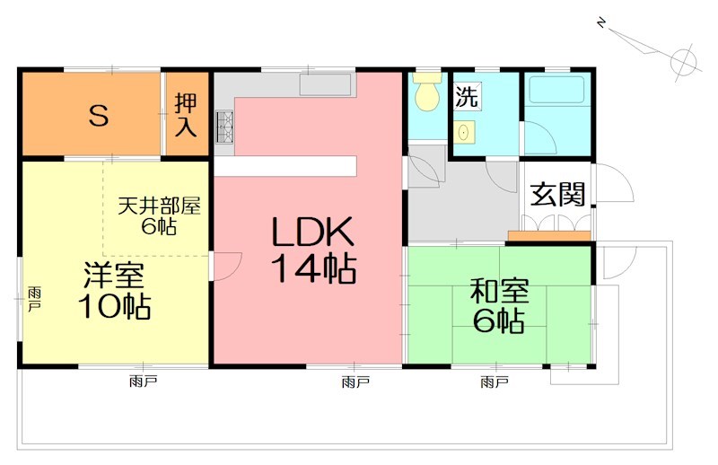 中村貸家 間取り