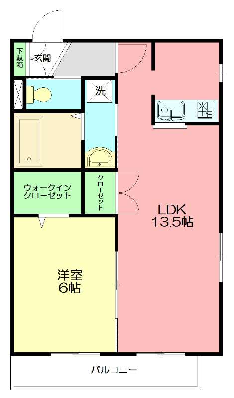 鵠沼レジデンス 102号室 間取り