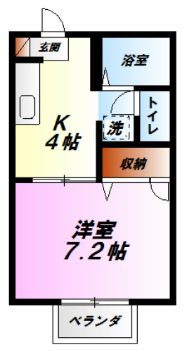 コンフォール・ユウ  間取り