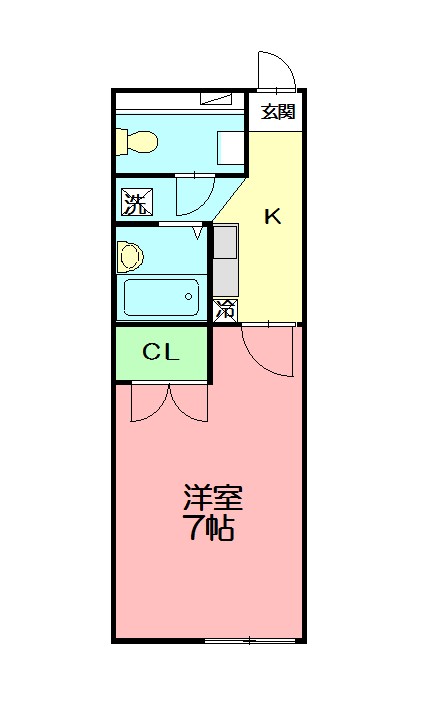 プレジールドリームハイツ 202号室 間取り