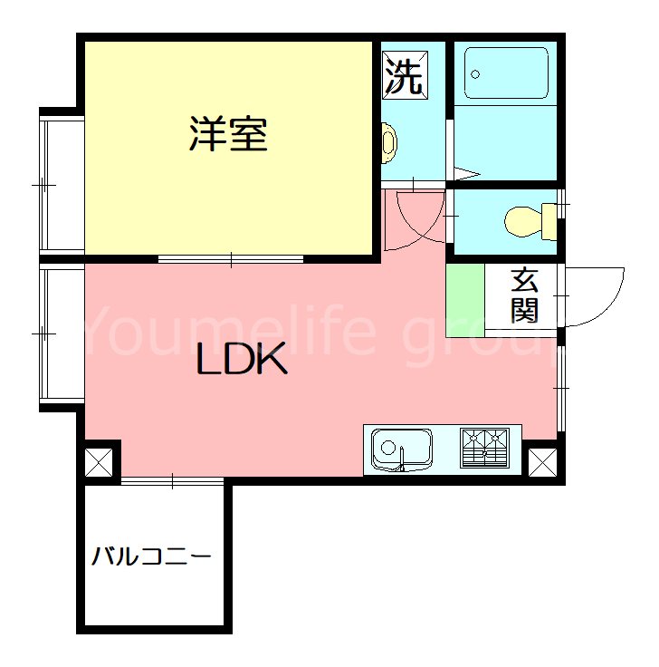 中川ビル 301号室 間取り