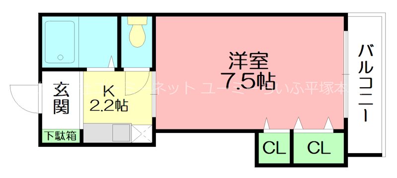 フォレスト  204号室 間取り