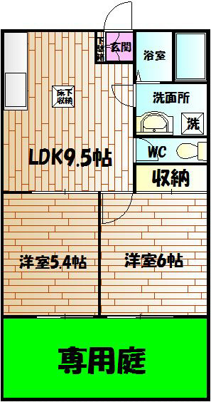 ネイヴィーフィールド大磯  103号室 間取り