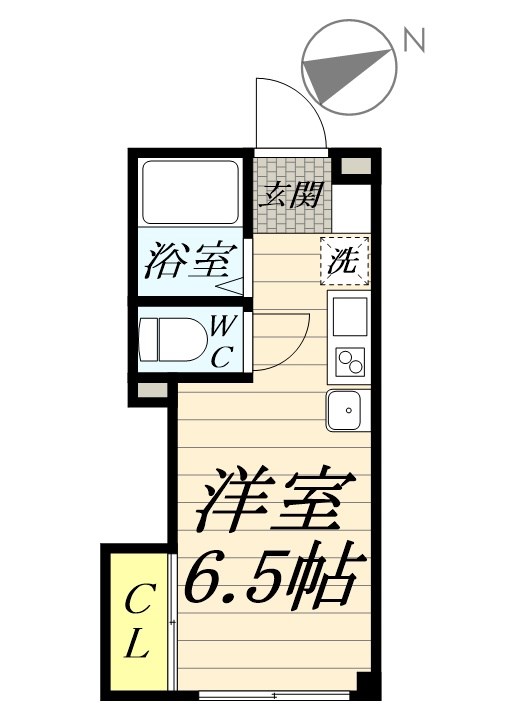 ＬＩＶＥ　ＣＯＵＲＴ　東海大学前 102号室 間取り