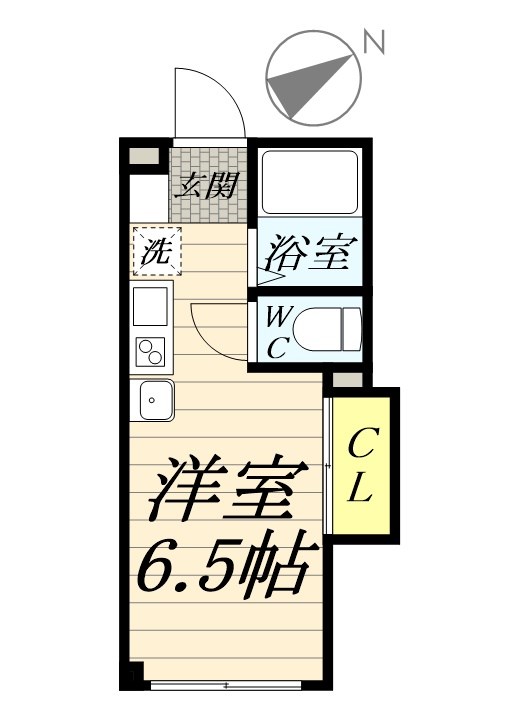 ＬＩＶＥ　ＣＯＵＲＴ　東海大学前 105号室 間取り