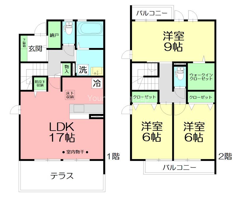 ラディエンス東海岸　Ⅰ   103号室 間取り