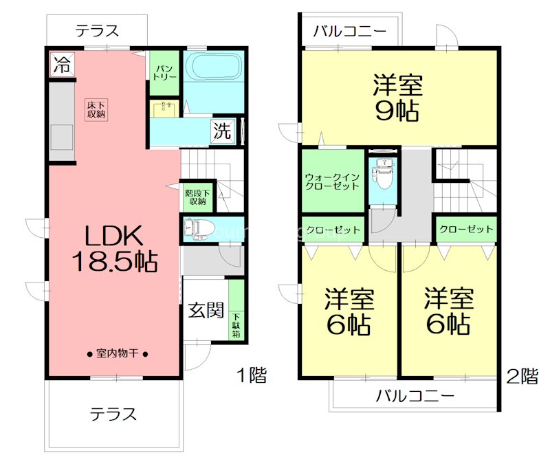 ラディエンス東海岸 Ⅱ 101号室 間取り