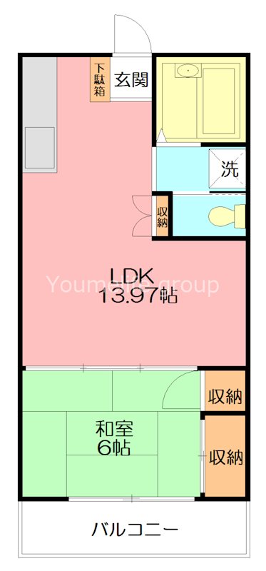 武井ハイツ 303号室 間取り