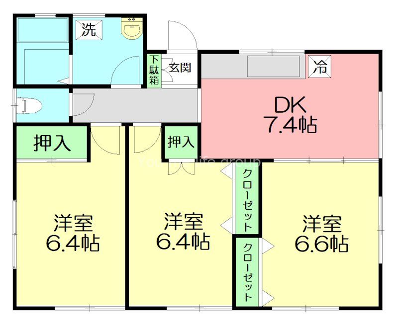 エイト鵠沼桜が岡 101号室 間取り