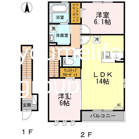 ファミールBの物件画像2