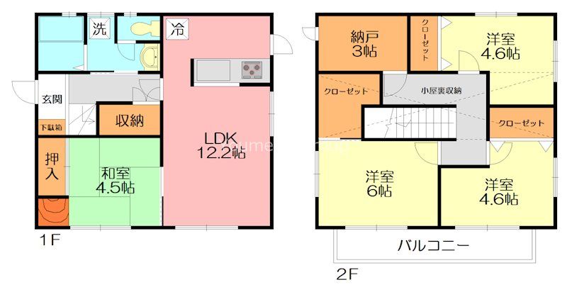 二宮町松根戸建住宅 間取り