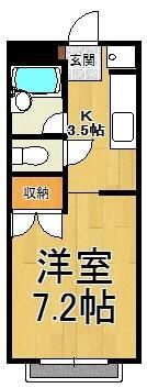 パインステージA 202号室 間取り