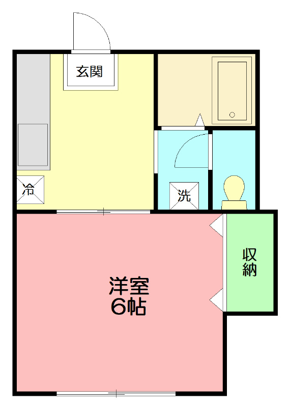 サニーハイツ 102号室 間取り