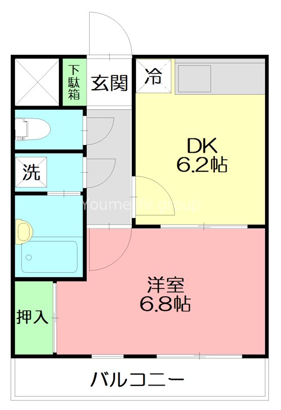 ストラット辻堂 306号室 間取り