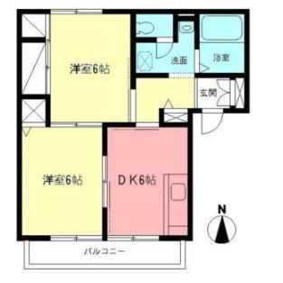 パレス湘南Ⅰ 203号室 間取り