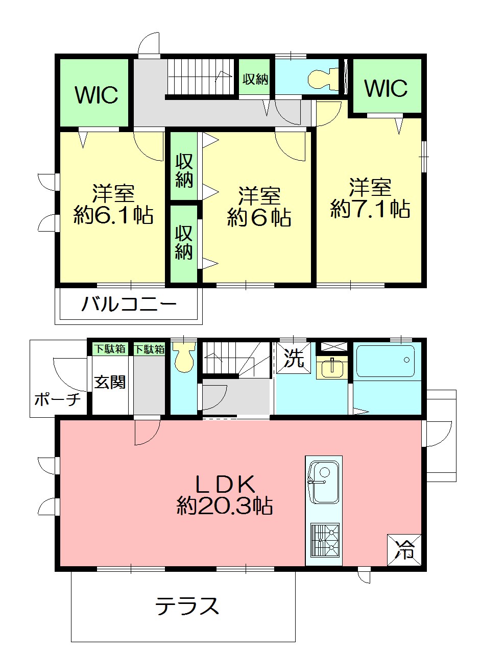 タケダA棟 間取り