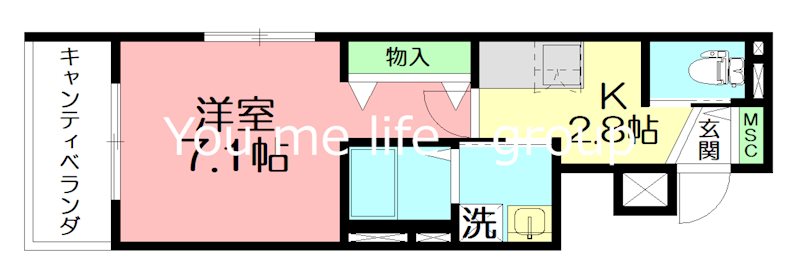 ＡＲＴＯＲＹＳ 402号室 間取り