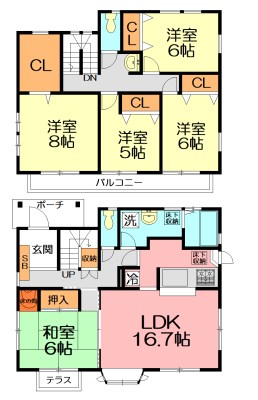 関谷898番一戸建 間取り