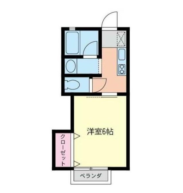 ハイム平石 205号室 間取り
