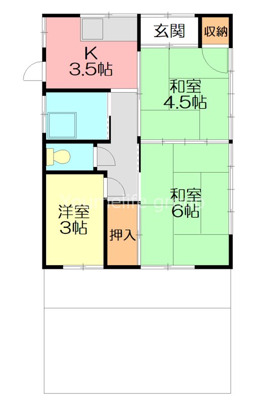 宮ノ上貸家 間取り