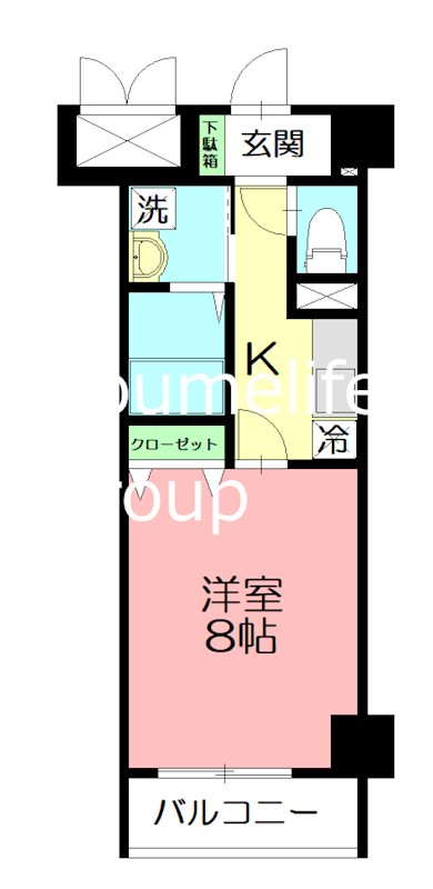 メゾン・ド・シルキー 203号室 間取り