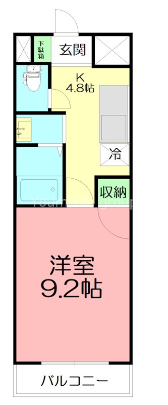 グラシューズ 302号室 間取り