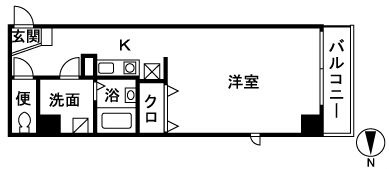 インフィニティー湘南 503号室 間取り