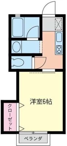 ハイム平石 205号室 間取り