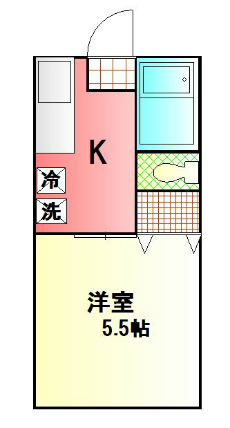 ピュアタウン東海大学駅前 102号室 間取り
