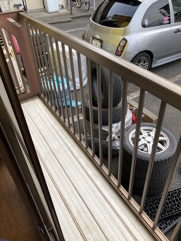 第二コーポミカ ベランダ