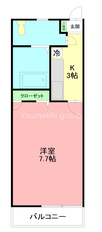 アン・ルミエール 204号室 間取り