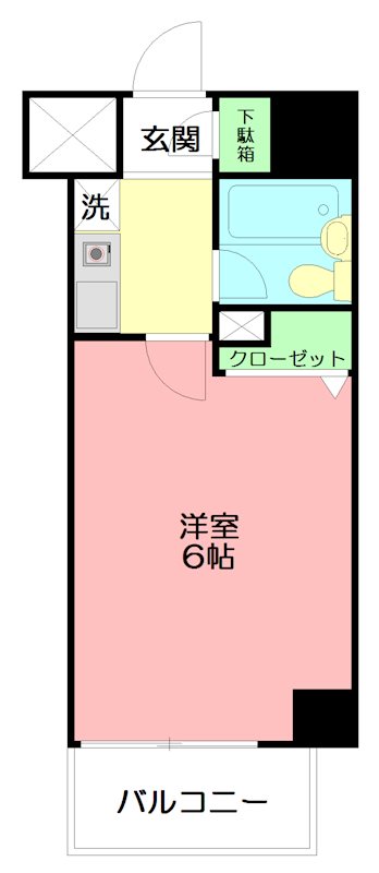 サニークレスト湘南平塚 1005号室 間取り