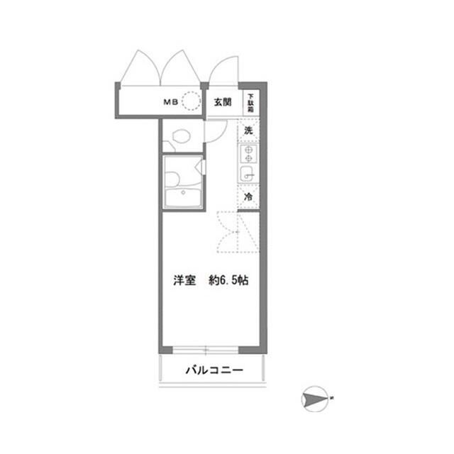 ラグゼナ本厚木 317号室 間取り