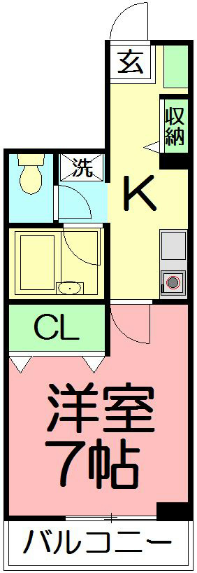 アンビシャス21大船 210号室 間取り