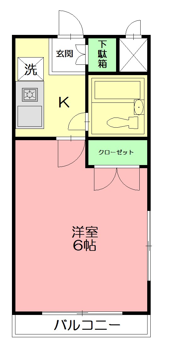 丸佳ビル 704号室 間取り