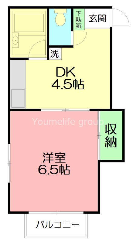 あいこうハイツ 201号室 間取り