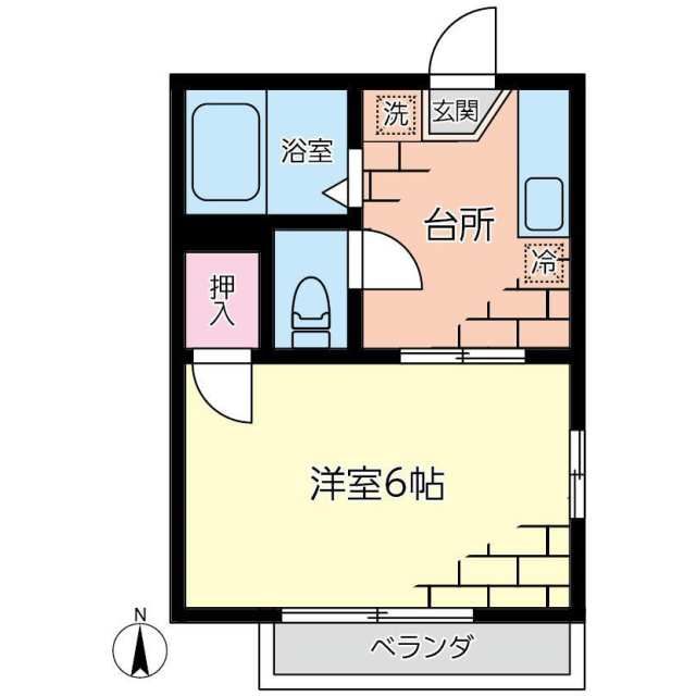 メゾンドY,s 205号室 間取り