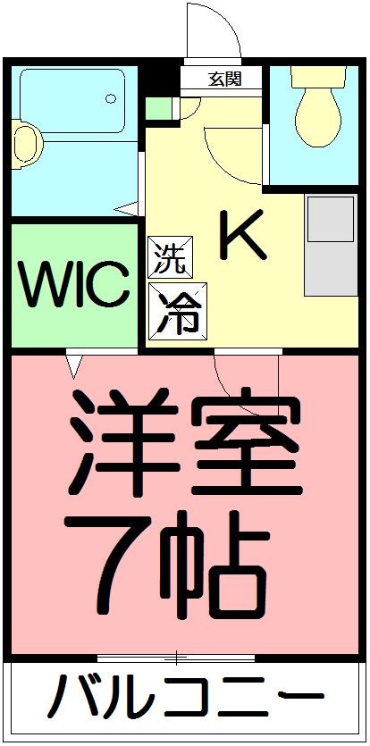 パレアージュ 106号室 間取り