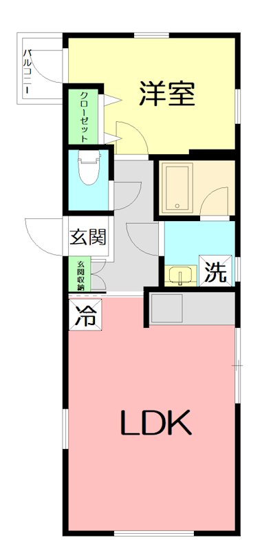 BT藤沢弥勒寺 202号室 間取り