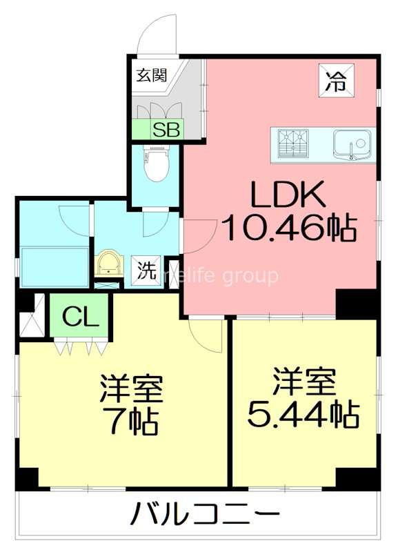 Astoltia 303号室 間取り