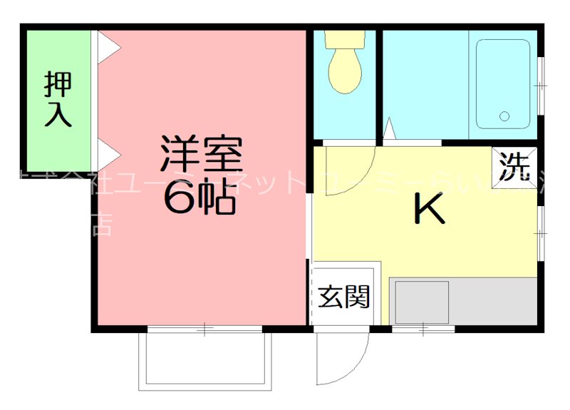 カーデンテラス Ａ号室 間取り