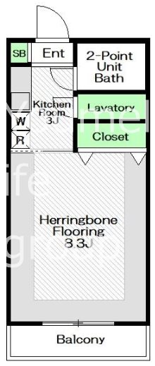ホロン湘南弐番館 306号室 間取り