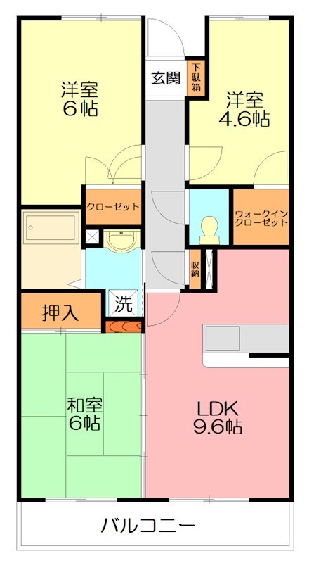 相光マンションとつか 402号室 間取り