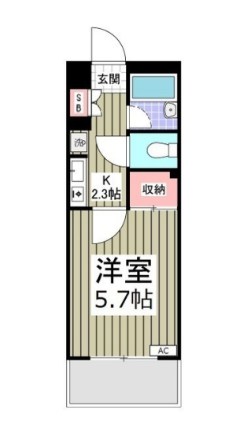 ジュネパレス藤沢第一 204号室 間取り