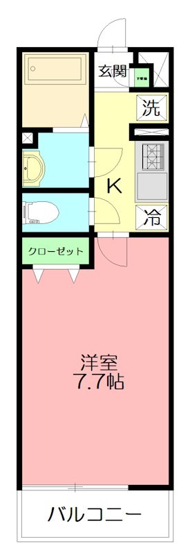 リブリ・サン湘南 103号室 間取り