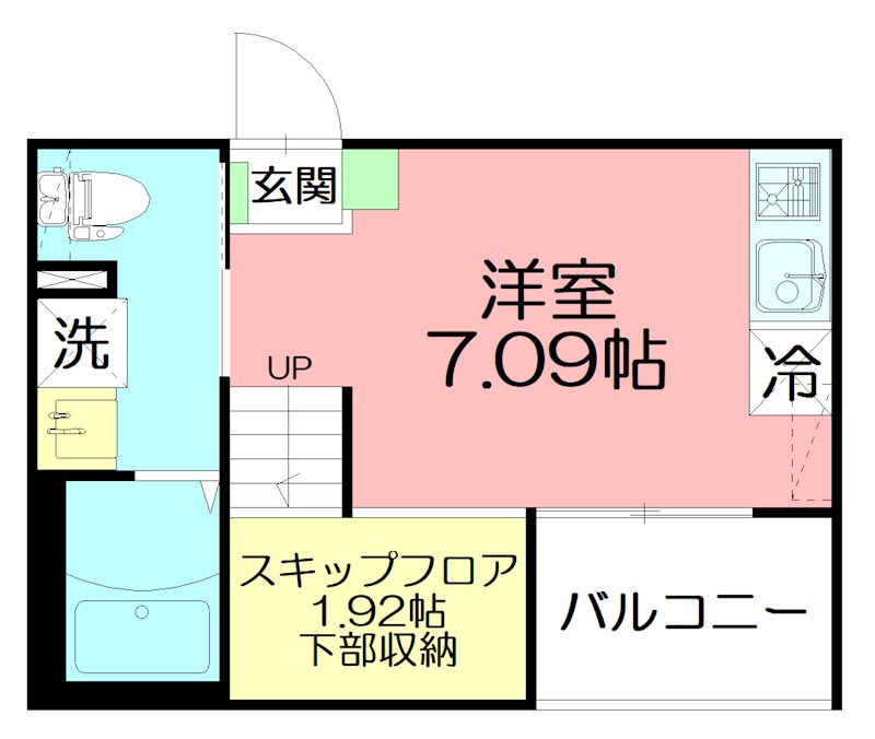 current鵠沼海岸 202号室 間取り