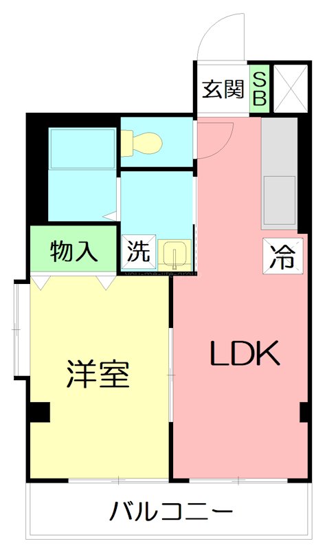 高橋第二ビル 301号室 間取り