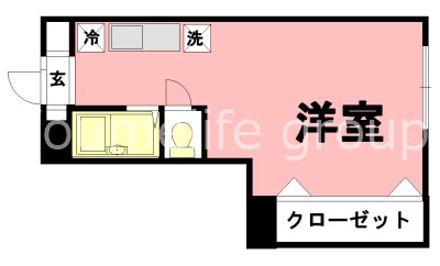 エステート大庭 204号室 間取り